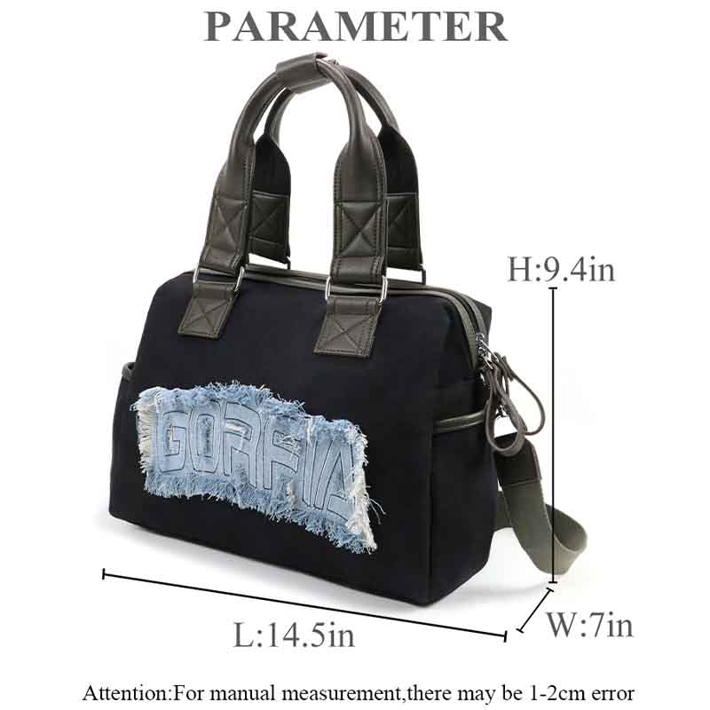 Women's fashion canvas shoulder bag