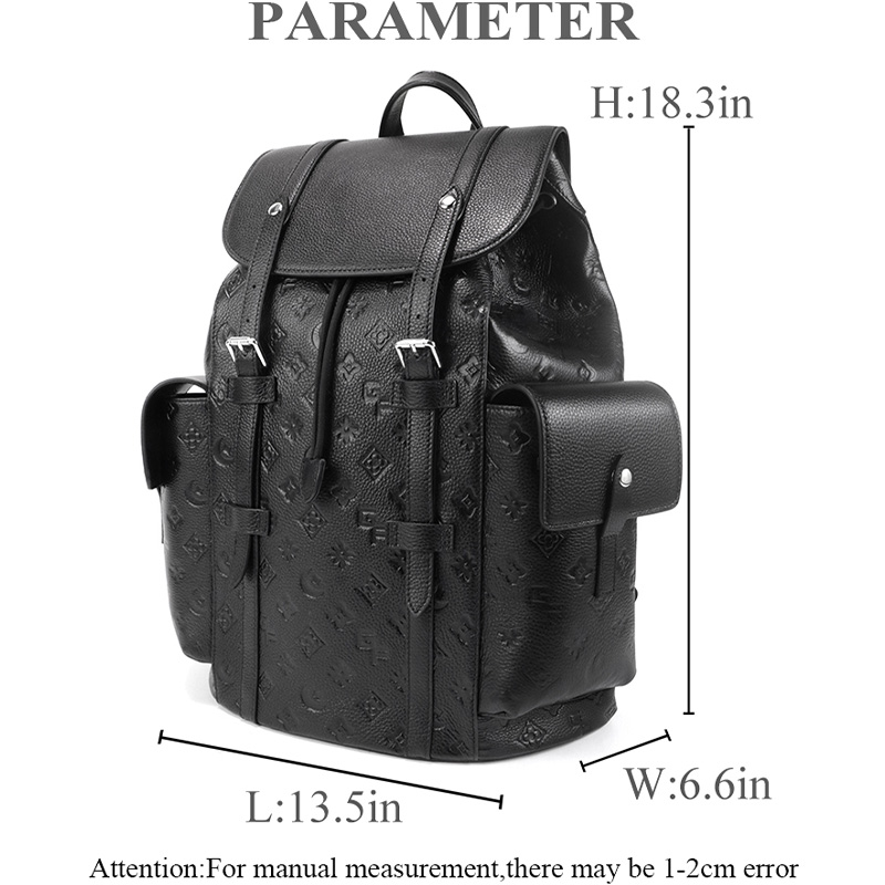 odm leather backpack computer bag supplier