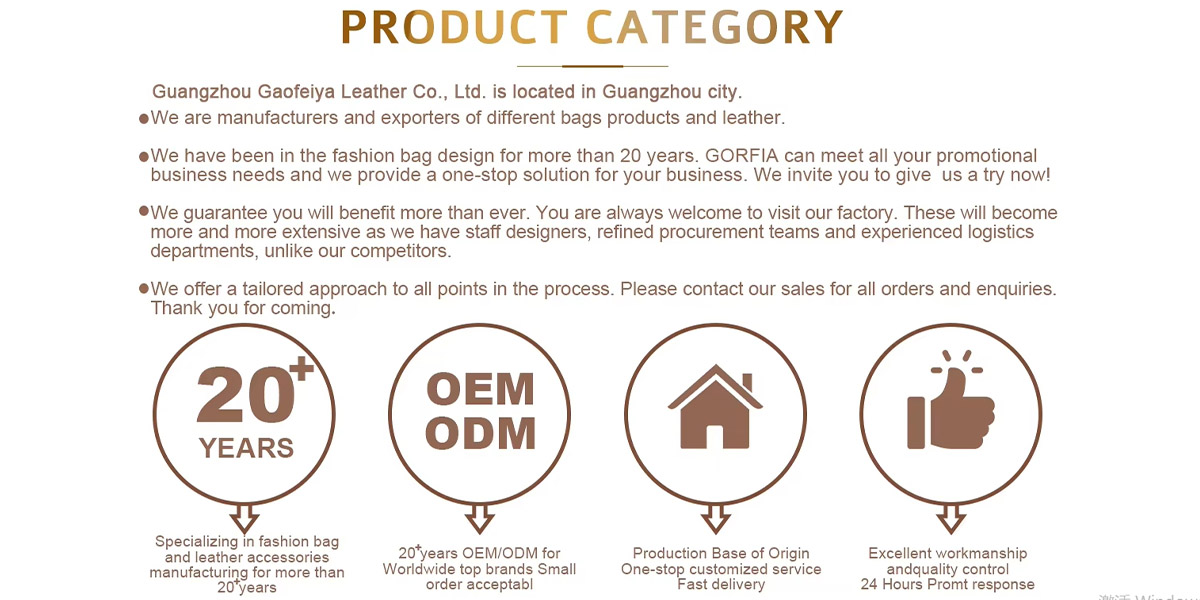 oem manufacturer of leather bag